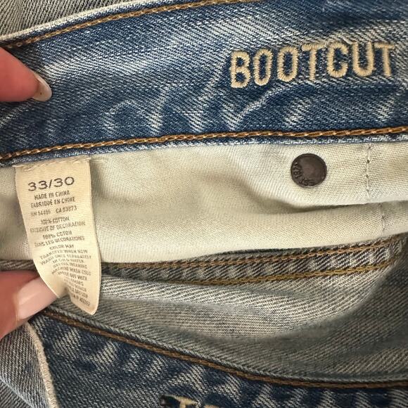 American Eagle Men's Bootcut Jeans 33 x 30 Medium Wash - Picture 7 of 11